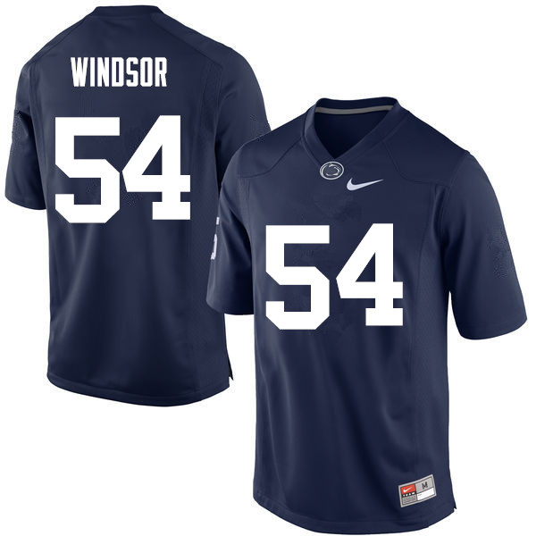 NCAA Nike Men's Penn State Nittany Lions Robert Windsor #54 College Football Authentic Navy Stitched Jersey DKS3698AZ